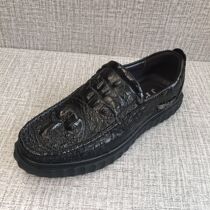 Avocado Leather Tattooed Foreign Trade Breaking Leather Leather leather Leather Breaking Shoes shoes Shoes Business Casual Leather Shoes Man Clear Barn Handling Positive Dress