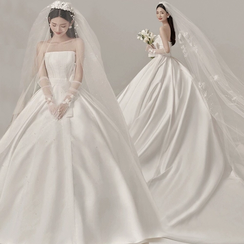 Белое ретро свадебное платье для влюбленных, реквизит для фотографии без рукавов, коллекция 2022