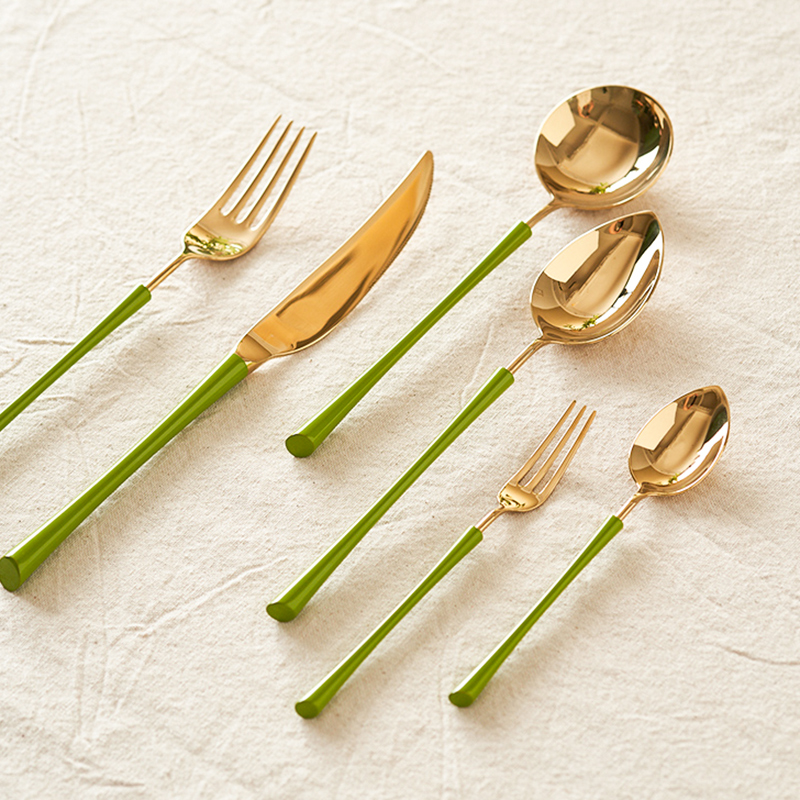 Siyue Korean-style spoon ins wind female cute long handle creative dessert light luxury fairy dinner spoon exquisite dessert western food