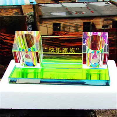 Crystal microphone holder ktv crystal microphone holder Crystal imidazole microphone sitting can be personalized lettering