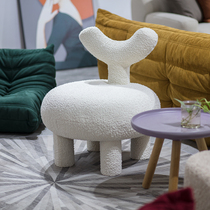 Net Red Children Room Small Sofa Bedroom Reading Corner Reading Casual Seat Creative Goat Suede Single Sloth Chair