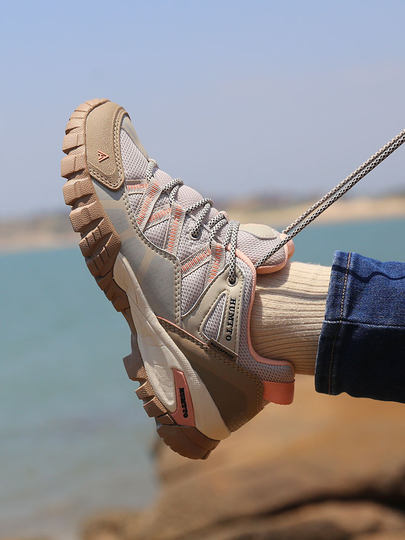 Haitu Women's Shoes, New Summer Model, Non-Slip Thick-Soled Mesh Outdoor Sports Shoes, Comfortable and Breathable Casual Shoes for Women