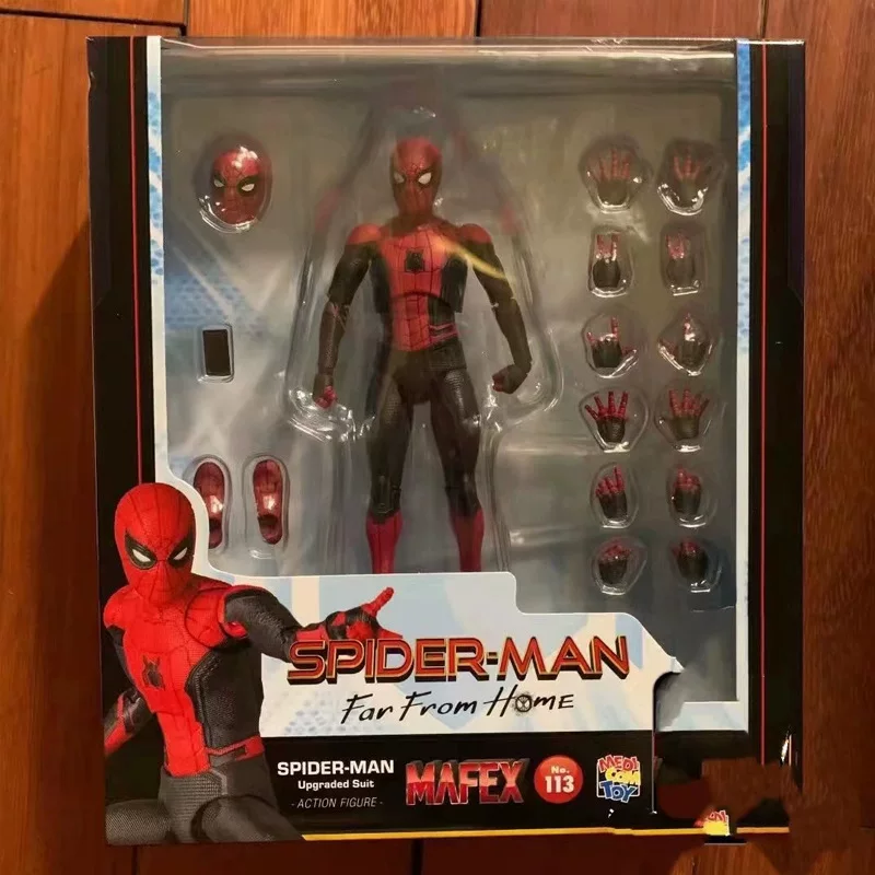 Кукла-герой MAFEX №113 Экспедиция Человек-паук Обновленная броня одежды для фильма/аниме может использоваться