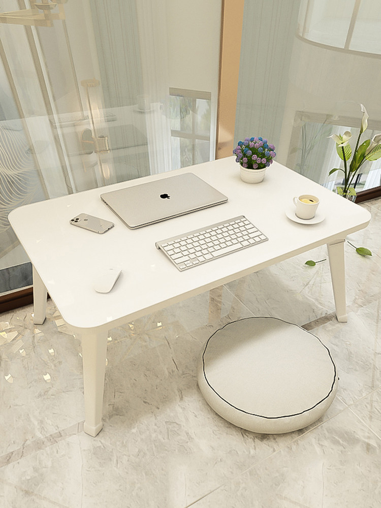 Bed small table Bedroom sitting floor Student foldable dormitory Small table board Put desk Cute ins carpet computer