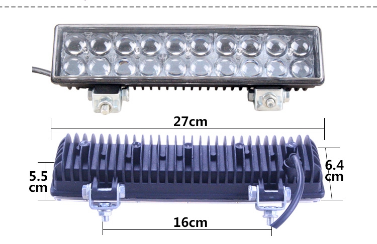 Đèn LED xe ô tô 12V24V 20 hạt công suất cao siêu sáng đèn xe tải off-road xe đèn pha đèn trợ sáng l9x