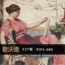 Goldward Works Collection Oil Painting Material Sketch Copy Decoration Ink Painting Large Picture Ultra Clear Art Design Material