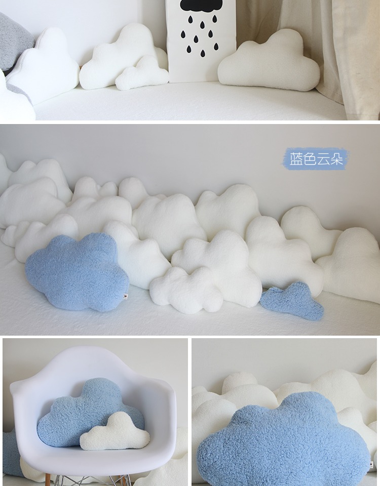 Handmade gối nữ in lưới màu đỏ cô gái trái tim sofa đệm mây mây trắng ngủ trưa gối gối - Trở lại đệm / Bolsters gối dựa