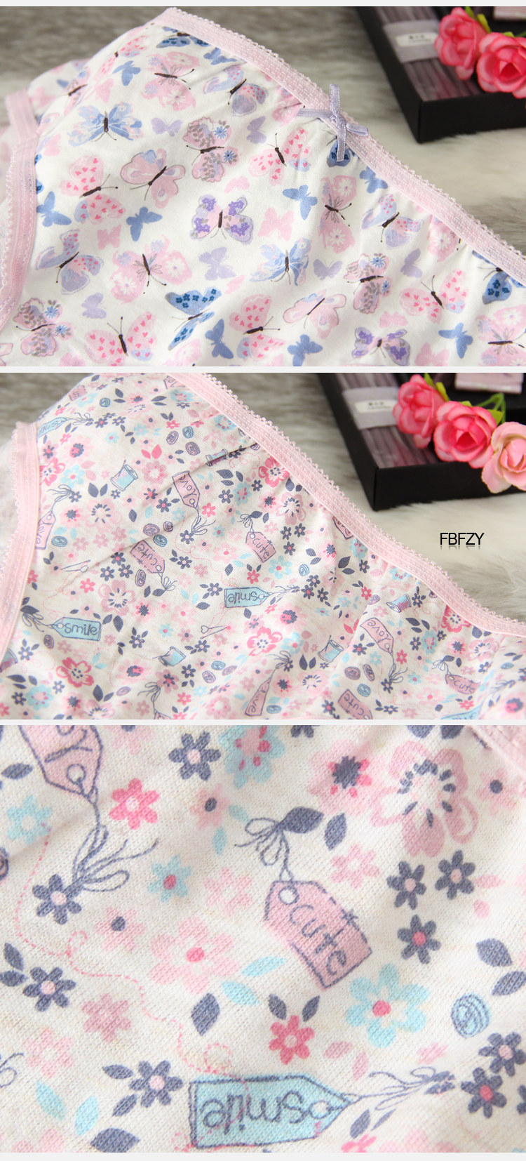 Slip jeunesse simple en coton - Ref 643285 Image 27