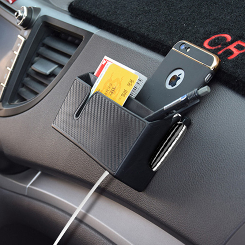 Multifunctional car built-in item box containing box collection bag for car-borne mobile phone debris bag meter TSW car supplies