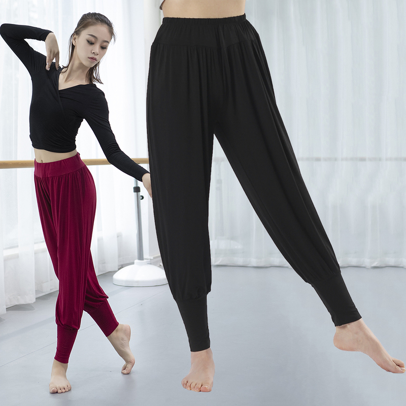Lantern Dance Pants Modern Dance Pants Unisex Sports Pants Mongolian Dance Long Pants Yoga Modal Clothing Jogger Pants