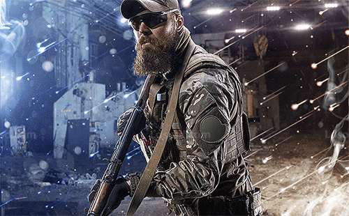 极品PS动作－流星雨(含高清视频教程)：Animated Meteor Shower Photoshop Action