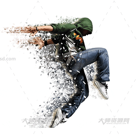  Animated Shatter And Dust Photoshop Action8.gif