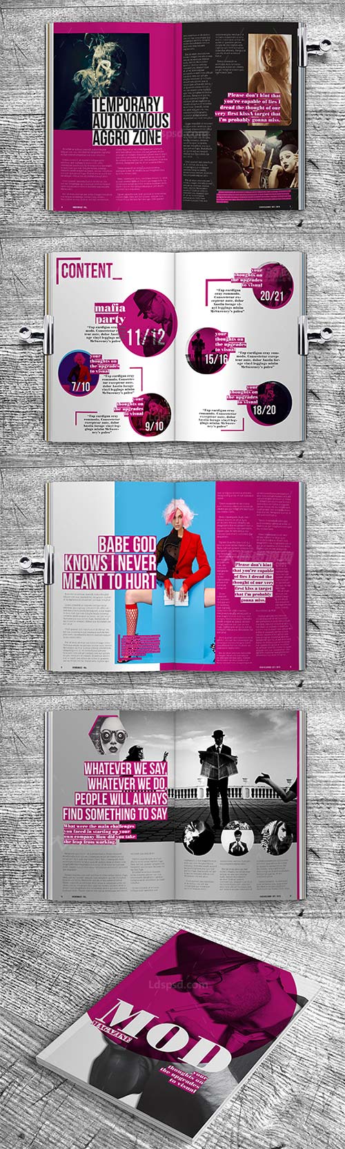 Creative Magazine Template,indesign模板－创意杂志(通用型)