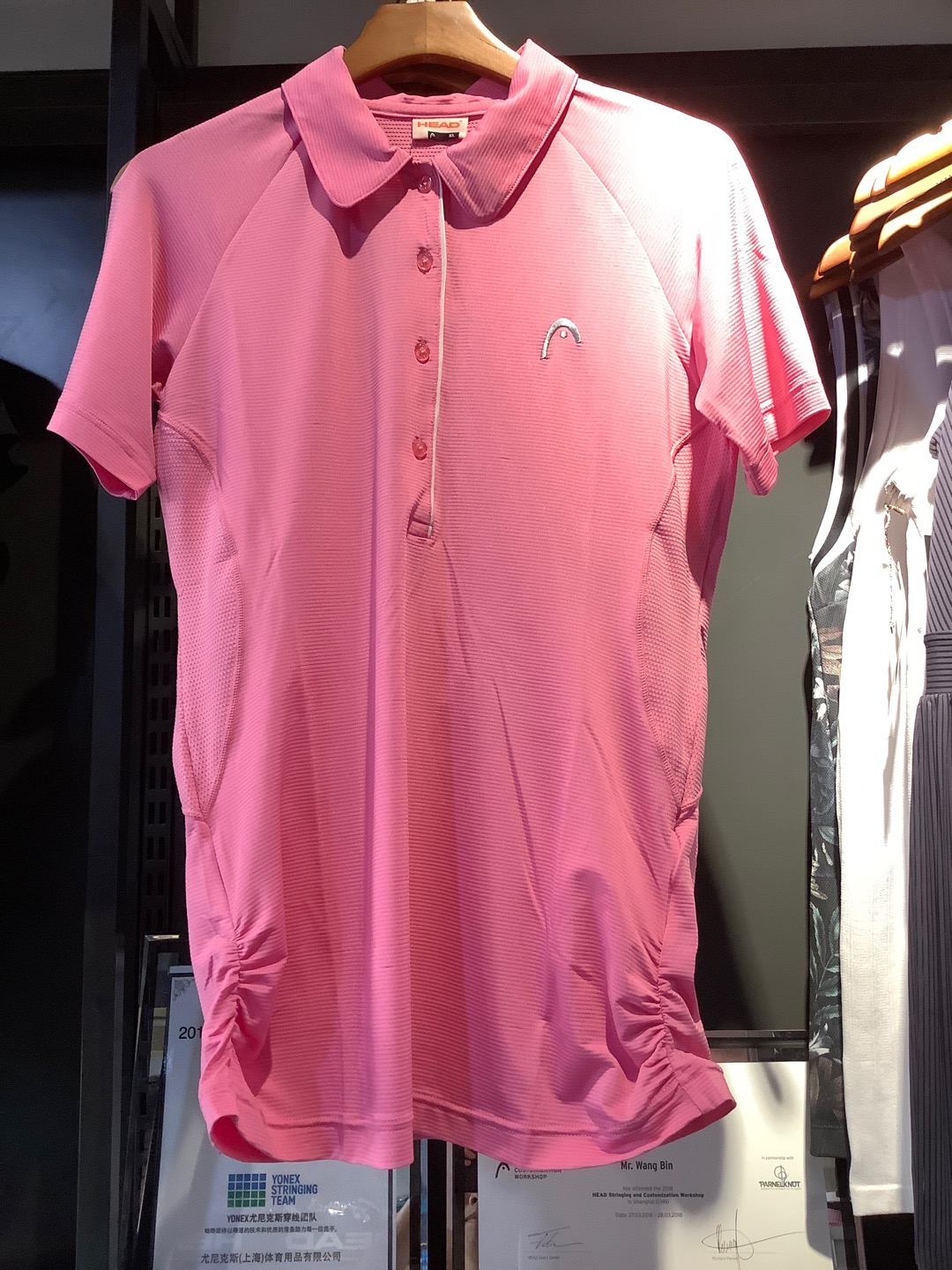 Head Hyde Tennis Games Woman Speed Dry Breakfast Sweat Suction POLO Shirt 312pow1065