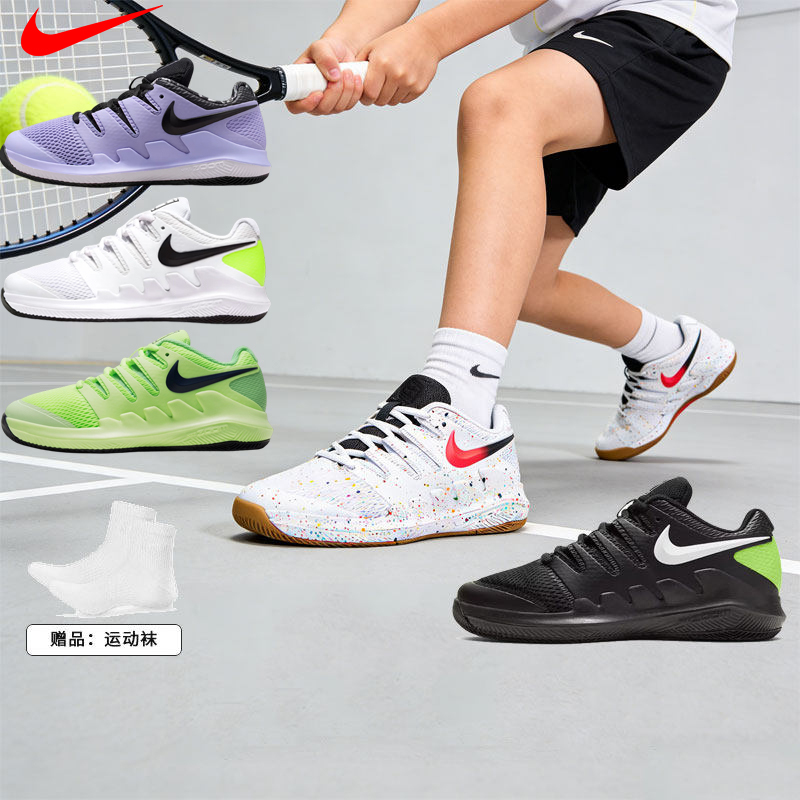 Nike Nike Kidsren's Tennis Shoes for Older Kidsren Federer Boys and Girls Cushioning Air Cushion Youth Sports Shoes Ar8851