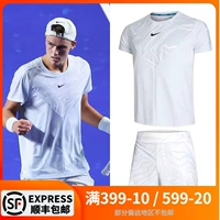 Nike, теннисная форма, быстросохнущая футболка, шорты, короткий рукав