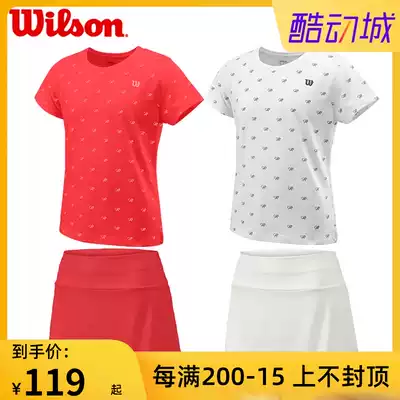 Wilson Wilson Wilson Wilson youth sports short sleeve T-shirt skirt