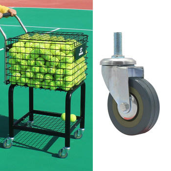 Persia Tennis Wheel Universal Wheel Rubber Wear-Resistant Silent Trailer Universal Solid Durable ການຂົນສົ່ງຟຣີ