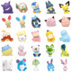Pokémon Shoulder-To-Shoulder Fig Sleeping 1-7 Series Figure Model Toy Scene Cute Car-Mounted Sleeping Doll