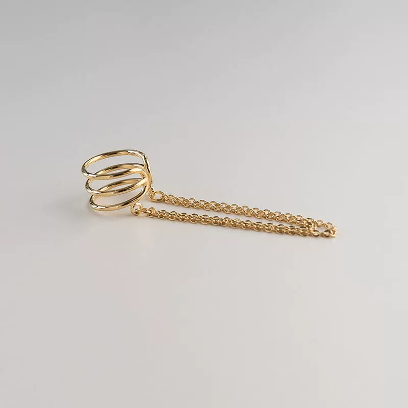 Группа ENHYPEN, одно и то же earrings, цепочка третьей линии, простой холодный воздух, серьги-клипсы и украшения уха