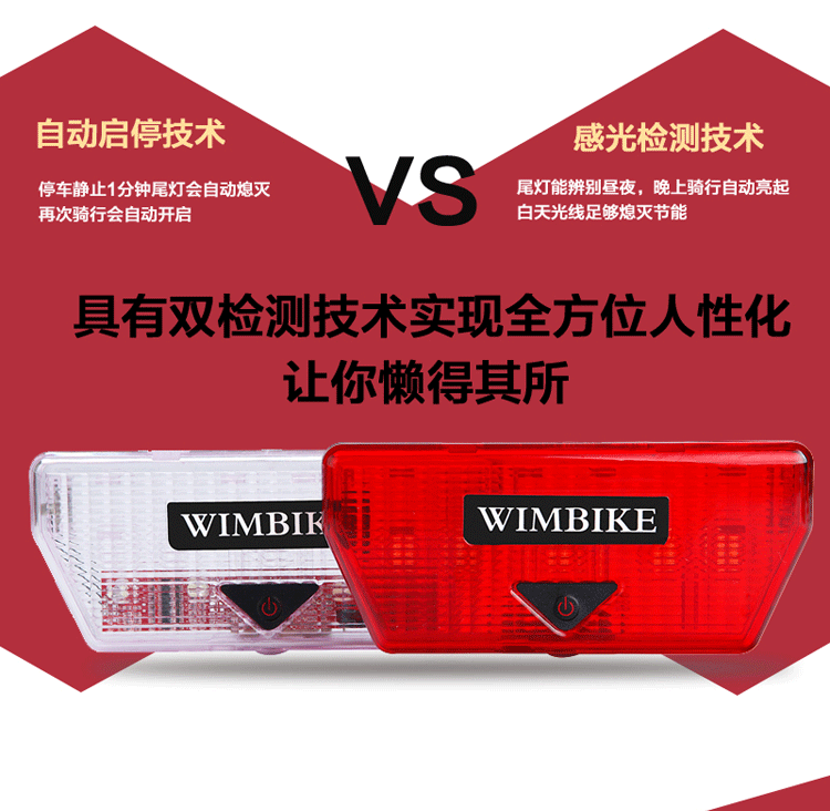 Eclairage pour vélo WIMBIKE - Taillights - Ref 2399659 Image 11