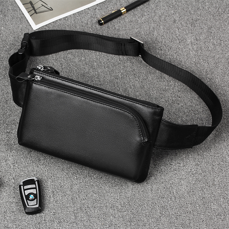 Genuine Leather Purse Male Tide Version Multifunction Practical Wear Resistant Waterproof Casual Diagonal Satchel Large Capacity Bull Leather Men's Small Chest Bag