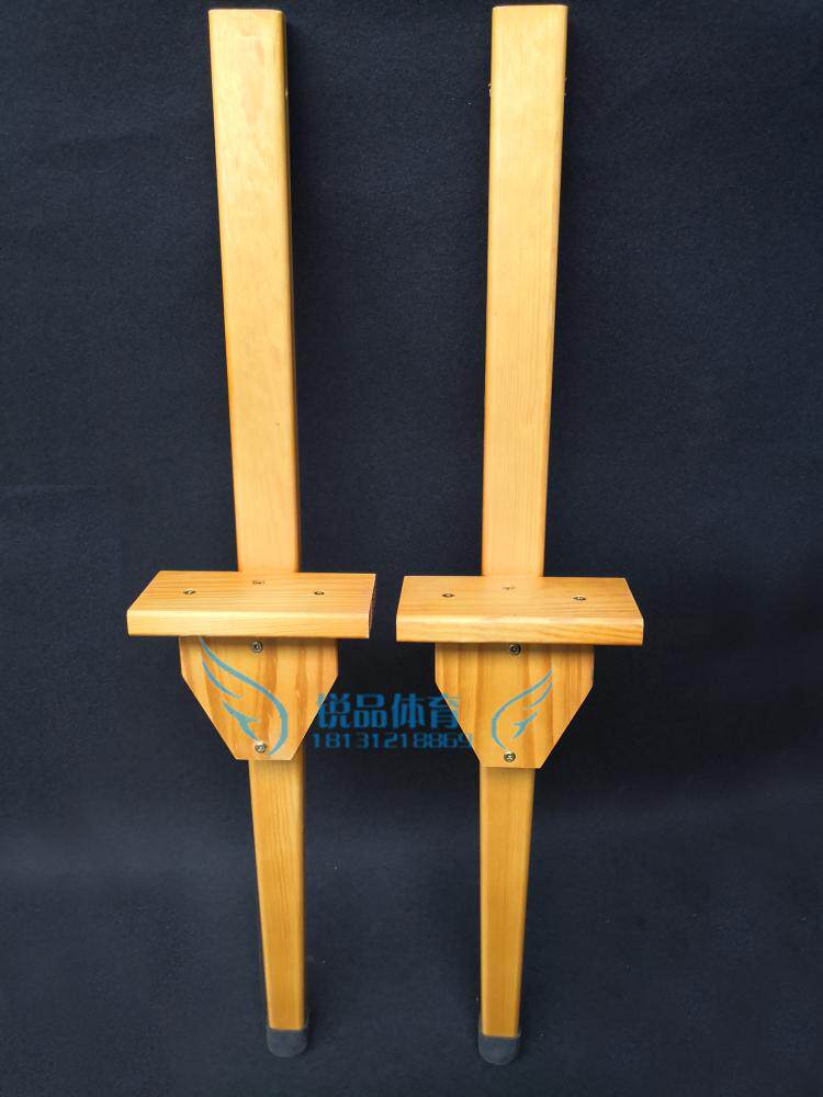 Stick clown adult stepping on stilt wooden bar stilt prop children stilt stilt acting wooden stilt clown