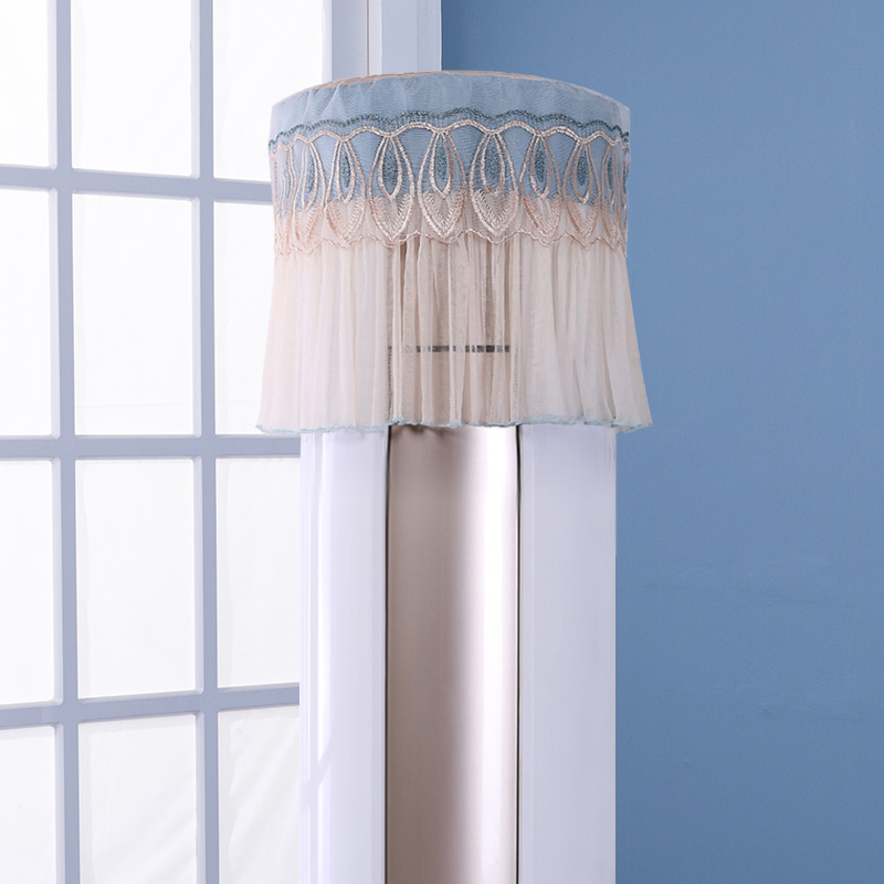 Living-room cylindrical air conditioning hood upright boot up without taking Glimee Hail Ox round air conditioning cover dust cover-Taobao