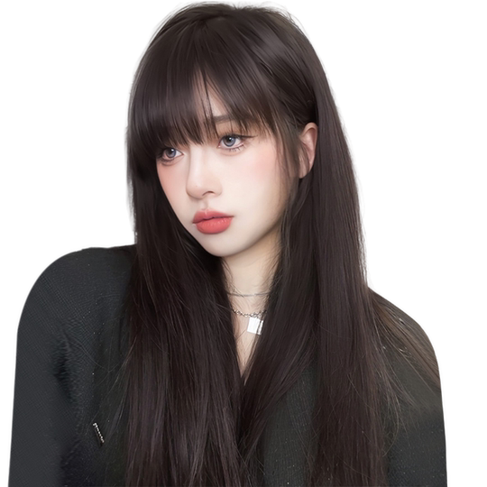 Mengsiqian Comics schwarz lang gerade im gleichen Stil wie Zhang Yuanying