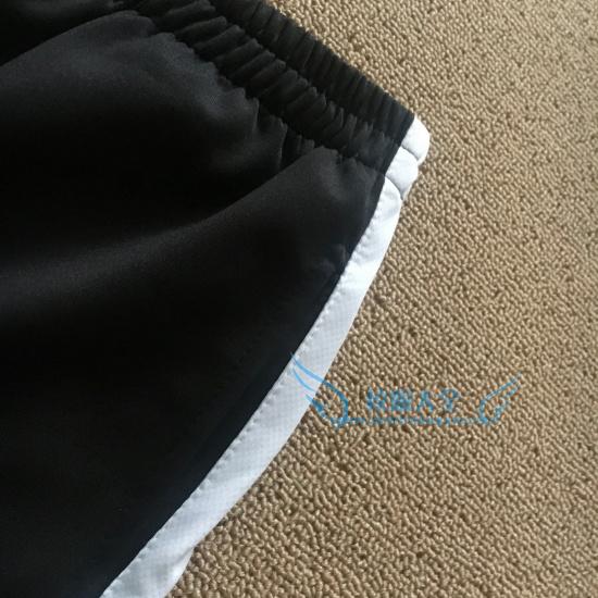 Tùy chỉnh mùa hè siêu mỏng màu xanh hải quân quần xanh đánh vần trắng rộng còng chân quần thể thao đồng phục quần trường - Đồng phục trường học / tùy chỉnh thực hiện quần áo trẻ em cao cấp