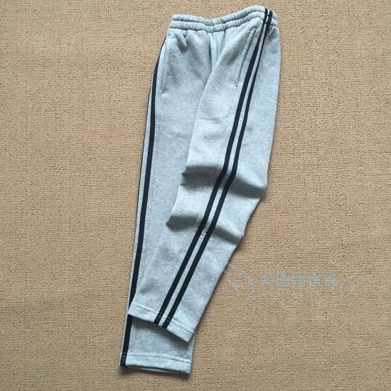 Tùy chỉnh mùa hè siêu mỏng mới nhẹ màu xám mùa xuân và mùa thu cotton màu đen song song thanh thể thao quần thẳng quần đồng phục học sinh lỏng lẻo đồng phục học sinh mùa đông