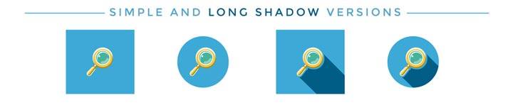 AE模板-288组扁平化网络商务办公Icon图标MG动画元素包