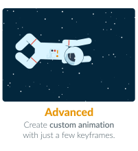 AE模板-卡通火柴人抽象线条MG模板动画人物角色服装动作工具包