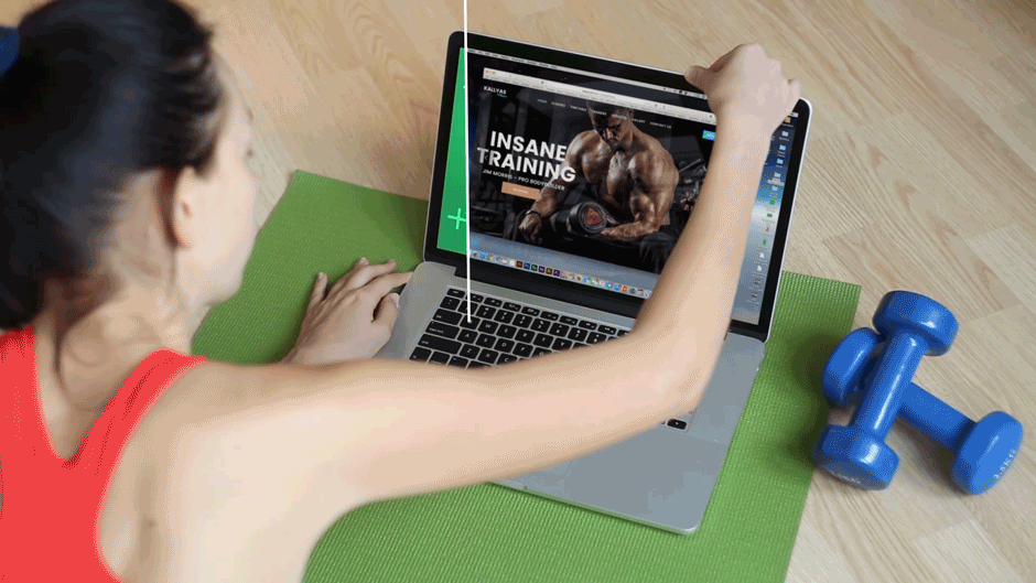 AE模板-实拍场景iphone Android 苹果安卓智能手机电脑屏幕绿幕抠像合成素材工具包