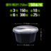 hop com giu nhiet clock and clock Tốt gia đình tròn 1000ML hộp ăn trưa dùng một lần hộp đóng gói dày takeaway hộp ăn trưa thức ăn nhanh hộp ăn trưa bát súp - Hộp cơm điện sưởi ấm hộp com giữ nhiệt zojirushi Hộp cơm điện sưởi ấm
