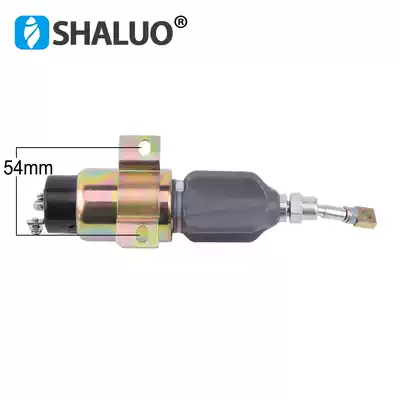 Diesel engine parking solenoid valve Cummins two-way hydraulic normally closed variable speed throttle stall fuel switch