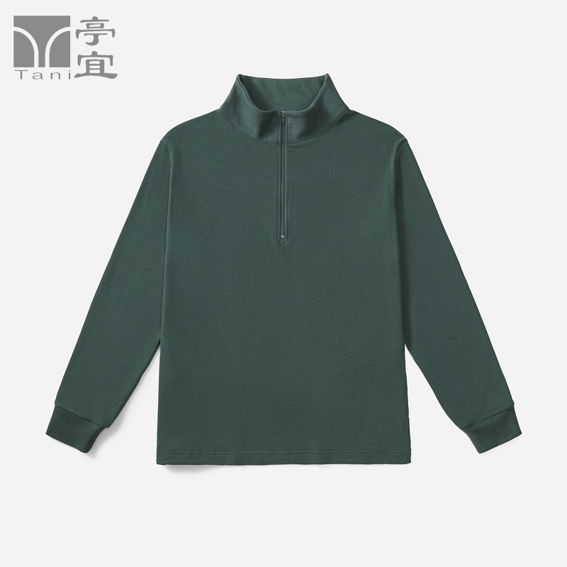 Tani Tingyi Brand Men's Thermal Underwear High-Neck Sports Thermal Top Men's Long-Sleeve Sweatshirt