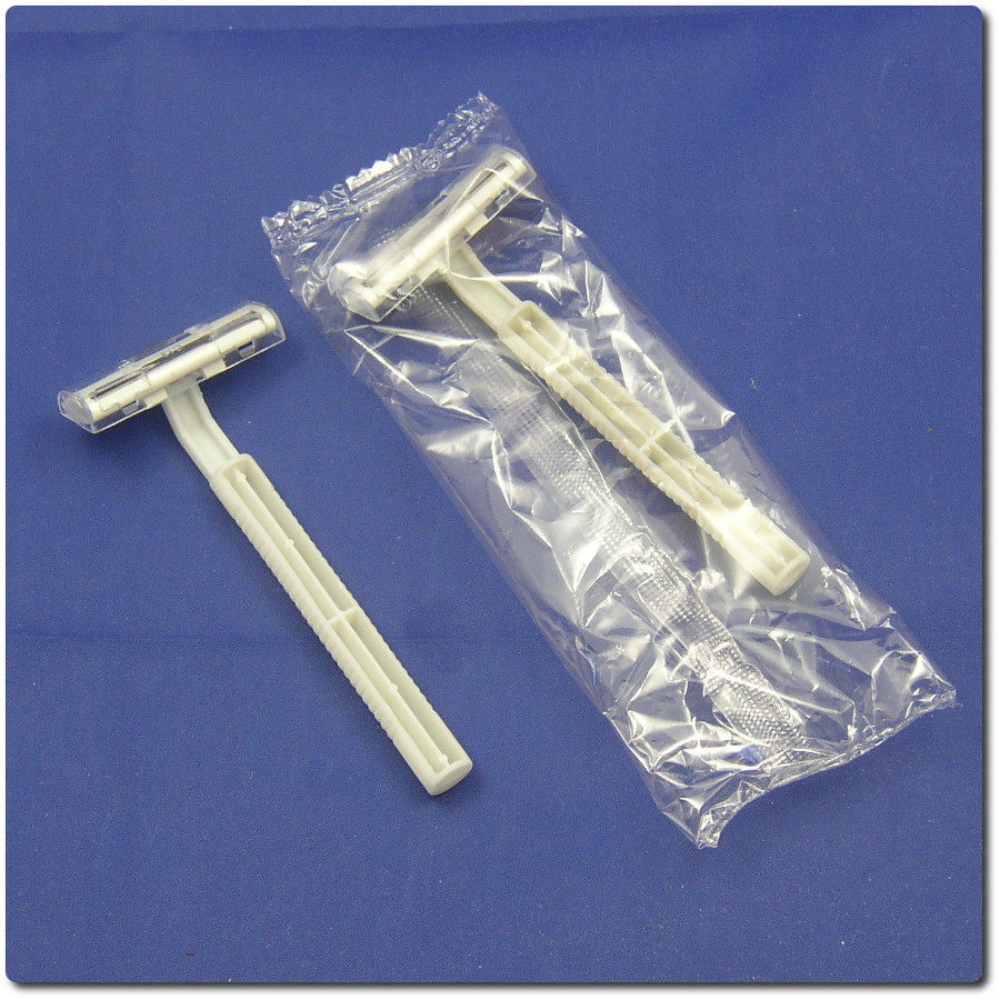 Disposable razors Hotel supplies Sauna supplies Bath supplies Cylindrical handle independent packaging