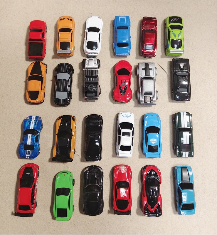 Jadatoys Fast and Furious Mini Alloy Collectible Car Model, Default Unassembled, Car Length Approximately 4.3cm