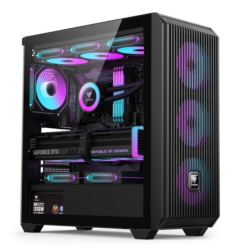 Dual-Channel Chassis Desktop Computer X79 X58 X99 Supports 33cm Wide Motherboard Dual 360 Water Cooling Backplane E-Atx