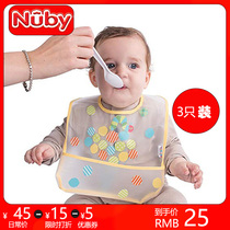 Baby eating bib bib childrens rice bag waterproof and anti-dirty EVA black tea variety celebration red ice cream bag