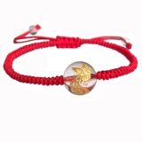 Феникс подходит для мужчин и женщин, белый белый кварц, браслет из кварца, резные бусины