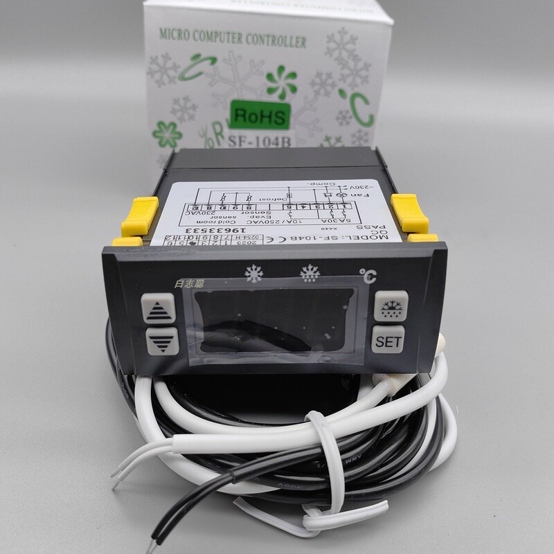 Zhongshan Shangfang Sf-104B Cold Storage Refrigerator Freezer Display Cabinet Electronic Digital Display Temperature Controller Thermostat 30A