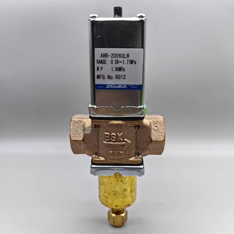 日本鹭宫制水阀 AWR--2006GLW 接口3/4 19冷凝压力调节水阀冷水阀