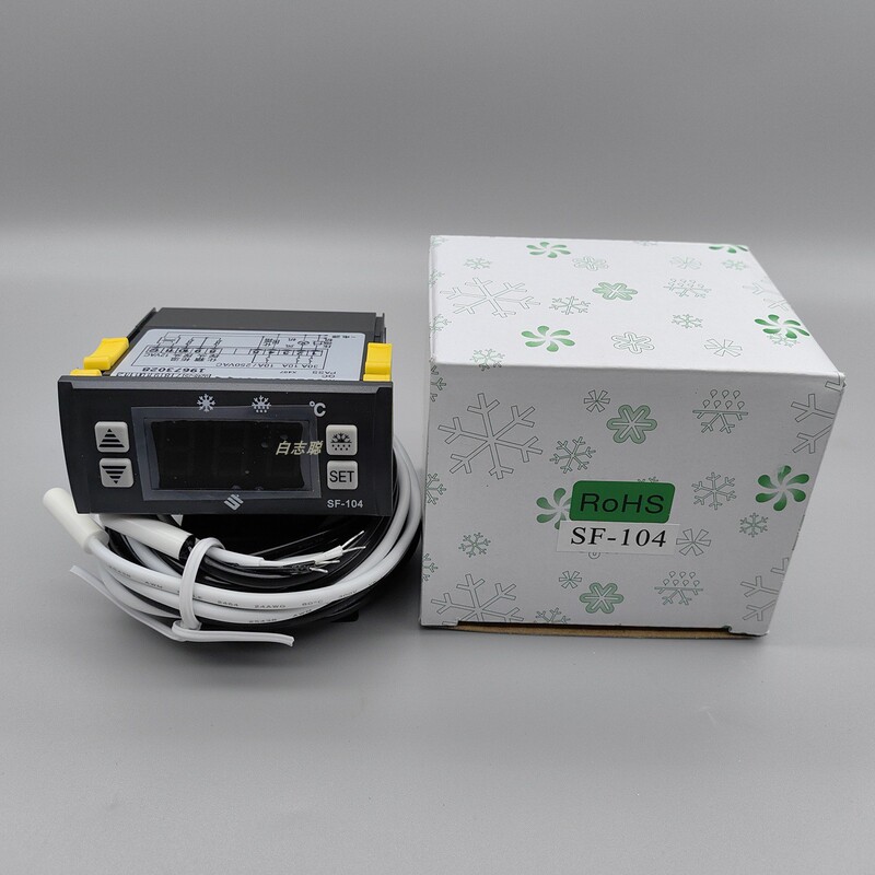 Shangfang Sf-104 Thermometer for Cold Storage, Electronic Temperature Controller, Temperature Controller, Temperature Control Instrument, Controller, Temperature Control