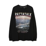 Оригинальный осенний лонгслив, толстовка, оверсайз