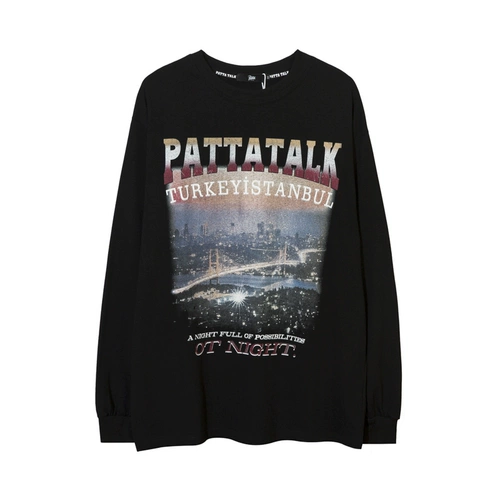 Оригинальный осенний лонгслив, толстовка, оверсайз