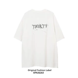 Xpkaeax оригинальный бренд Tide Buo Chao Drilling Drill Drill T -Shirts American Street Leisure Простые ветер колледжа лето