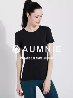 AUMNIE Aomini introduces T-shirt women's short sleeve top comfortable and breathable quick-drying fitness fitness yoga suit