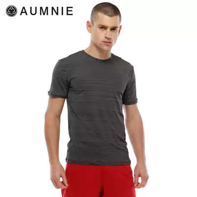 Summer Canada aumnie aumnie Yoga Men's Sports Fitness Top Short Sleeve Athletic T-shirt